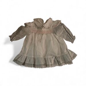 Polly Flinders White Baby Dress